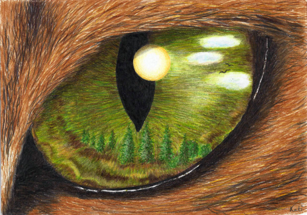 Gemaelde von Kati: Eine Welt