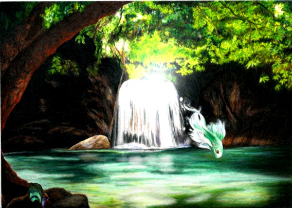 Gemaelde von Kati: Ins Wasser